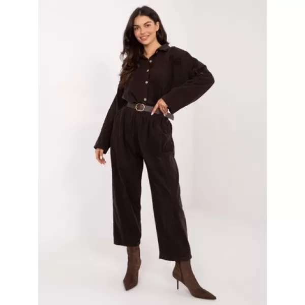  Dámské kalhoty ITALY MODA IT-SP-258009.83 DARK BROWN 
