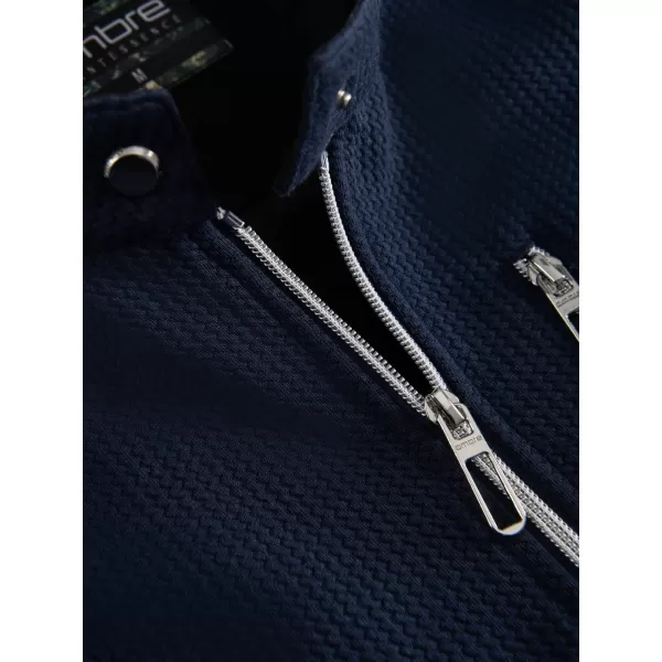  Pánská bunda OMBRE C587 DARK BLUE 