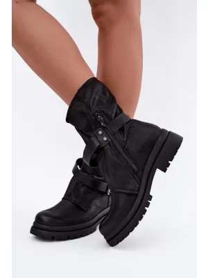Dámské kotníkové boty BOTO 5268 BLACK