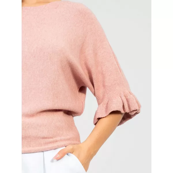 Dámský svetr ITALY MODA IT-SW-99244.65 DARK PINK 
