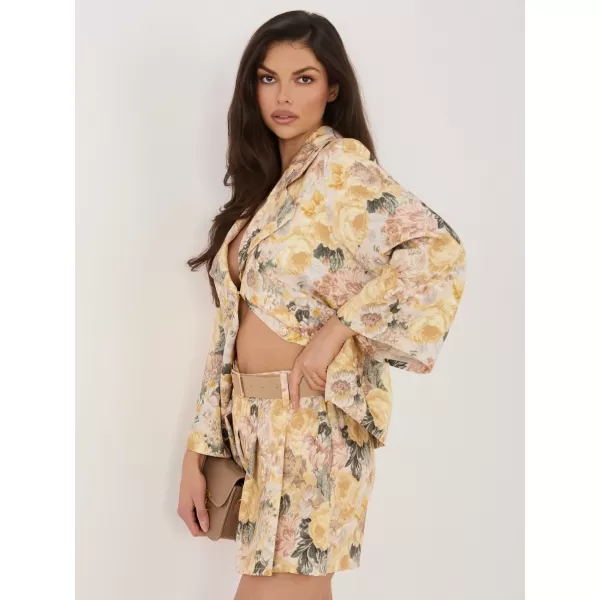  Dámské kraťasy ITALY MODA IT-SN-FL8757-1.30 YELLOW 