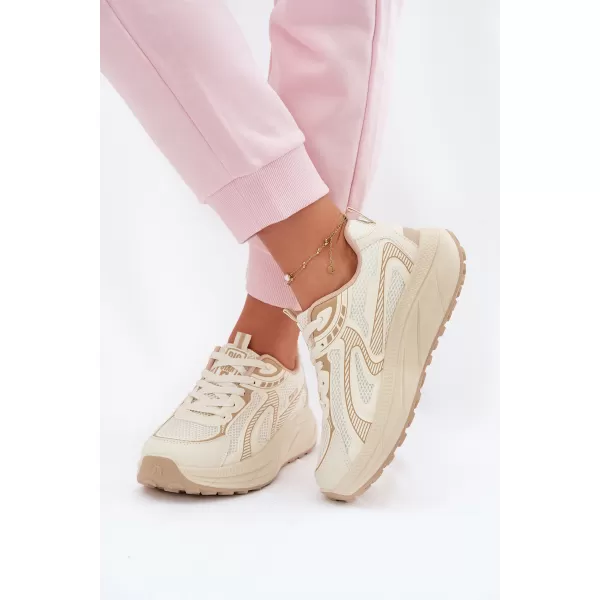  Dámské tenisky BIG STAR SHOES TT274326 BEIGE 