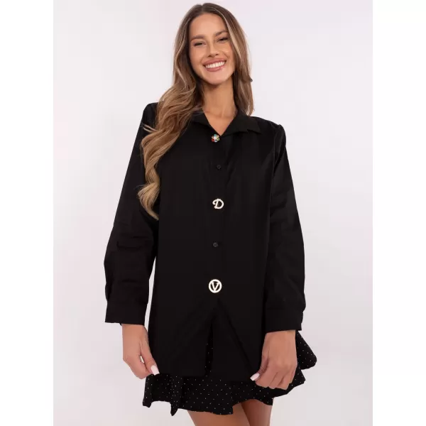  Dámská košile ITALY MODA DHJ-KS-20132.04P NOIRE 
