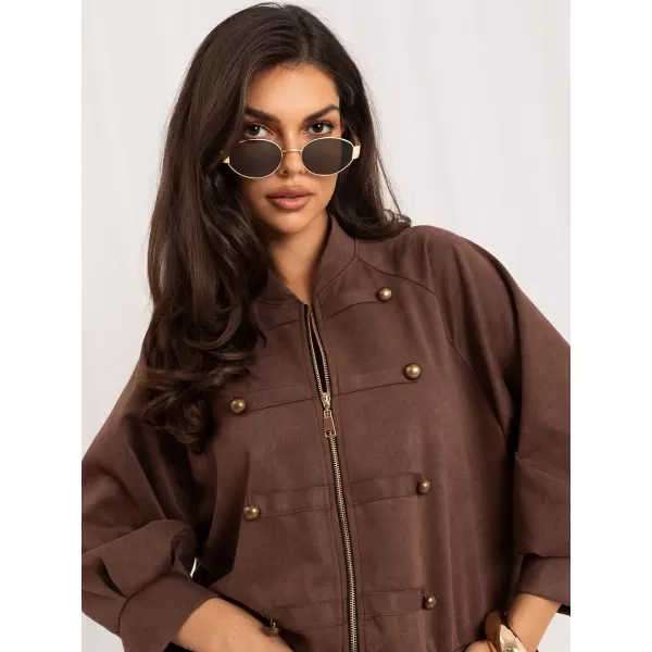  Dámská bunda ITALY MODA MI-KR-3546.65 DARK BEIGE 
