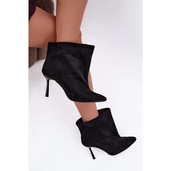  Dámské kotníkové boty BOTO C-420/CS070 BLACK 