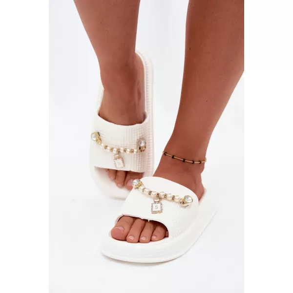  Dámské pantofle BOTO 56160 WHITE 