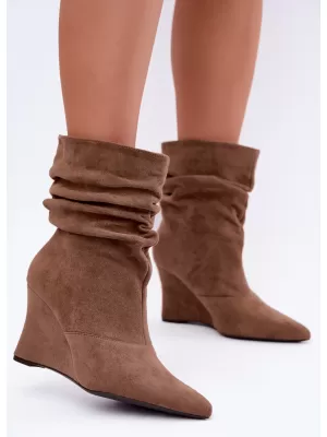 Dámské kotníkové boty BOTO D-273 BEIGE