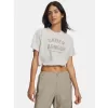 Dámské triko UNDER ARMOUR BUNGEE HEM TEE 6010950-110 BÍLÁ
