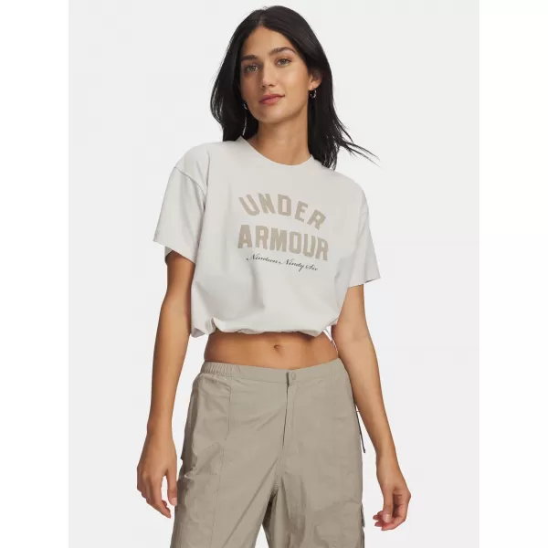  Dámské triko UNDER ARMOUR BUNGEE HEM TEE 6010950-110 BÍLÁ 