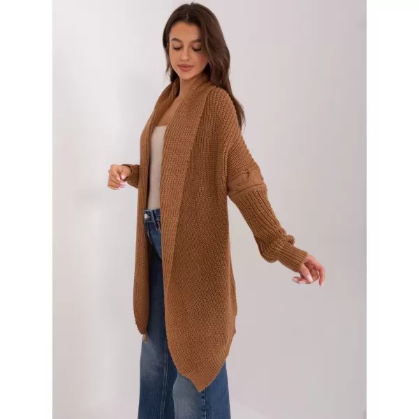  Dámský kardigan OCH BELLA TW-SW-BI-305.99P BROWN 