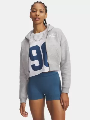 Dámská mikina UNDER ARMOUR ICON FLEECE NOV FZ 6010978-011 ŠEDÁ