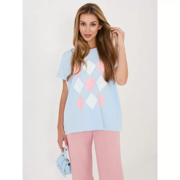  Dámské triko RELEVANCE RV-BZ-A1247.99 LIGHT BLUE 