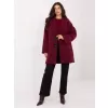 Dámský kabát FACTORY PRICE IT-PL-96965.19 BURGUNDY
