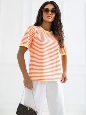 Dámské tričko RUE PARIS IT-TS-20881.85 YELLOW