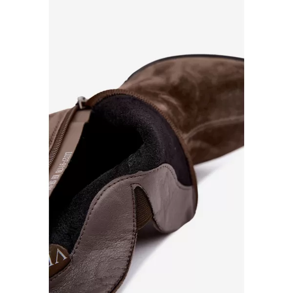  Dámské kotníkové boty VINCEZA 91178 BROWN 