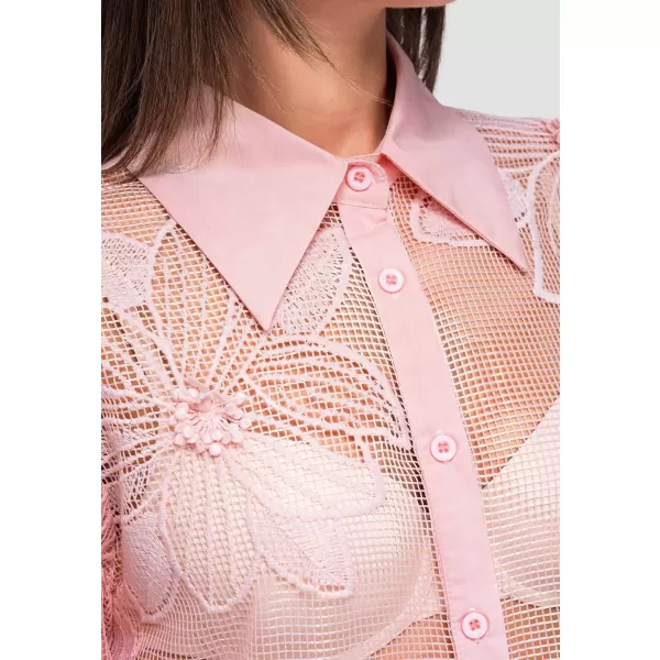  Dámská košile LARICA OW-SH-E0048 PINK 