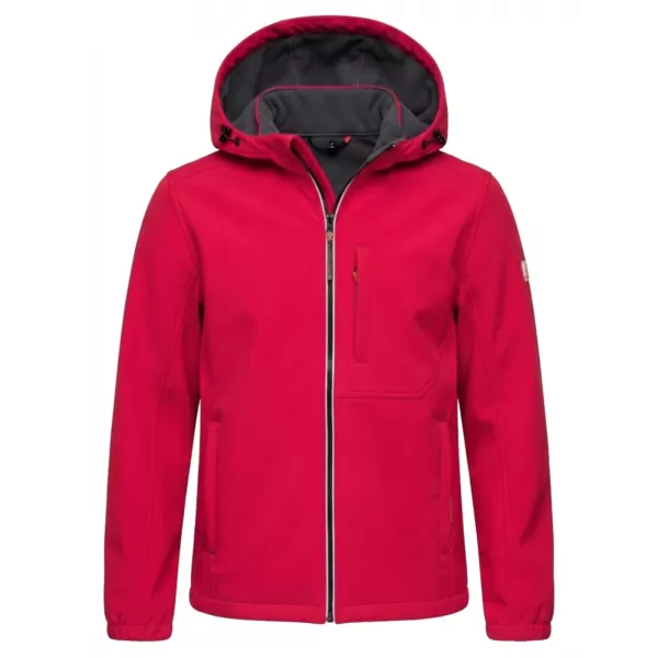  Pánská softshellová bunda OMBRE C581 RED 