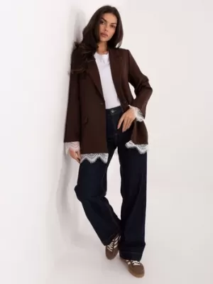 Dámská bunda ITALY MODA IT-MA-FL9916.02P DARK BROWN