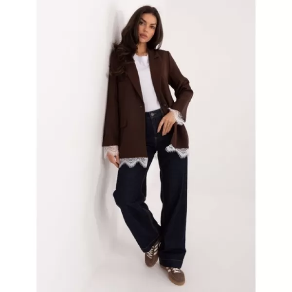  Dámská bunda ITALY MODA IT-MA-FL9916.02P DARK BROWN 