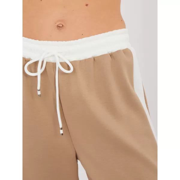  Dámská tepláková souprava RUE PARIS IT-KMPL-22210.93 DARK BEIGE 