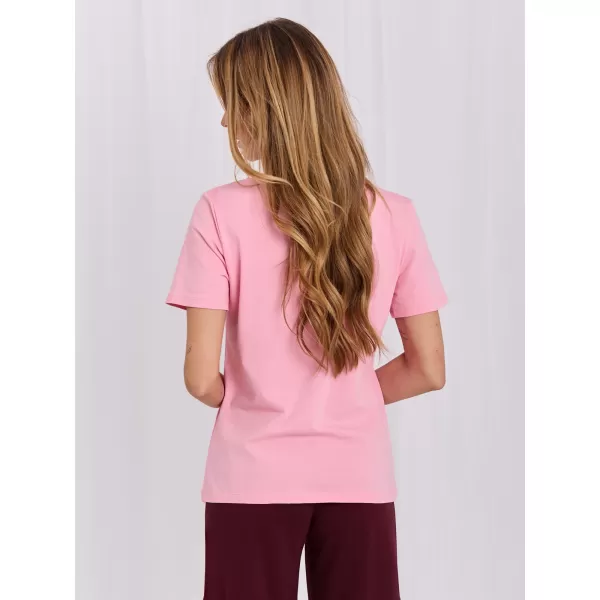  Dámské tričko RUE PARIS RV-TS-A1095.33 BRIGHT PINK 