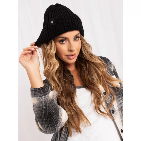  Dámská čepice FACTORY PRICE SR-CZ-2608.99 BLACK 
