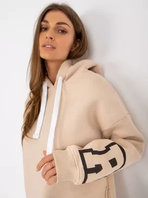 Dámská mikina EX MODA EM-BL-753.29 BEIGE