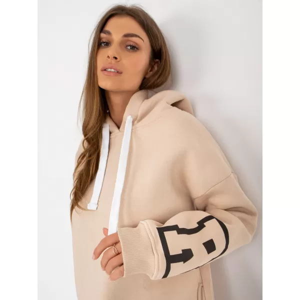  Dámská mikina EX MODA EM-BL-753.29 BEIGE 
