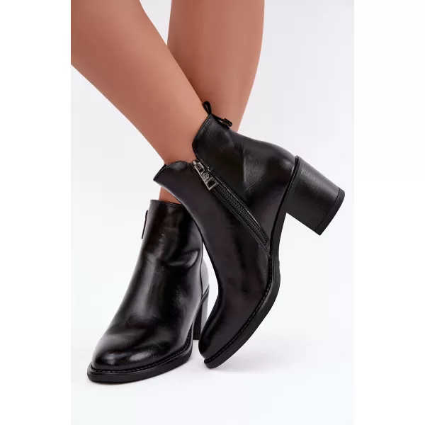  Dámské kotníkové boty VINCEZA 58650 BLACK 
