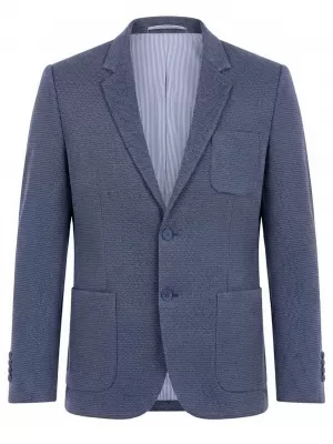 Pánské sako OMBRE M171 NAVY BLUE