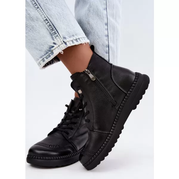  Dámské kotníkové boty VINCEZA 107249 BLACK 