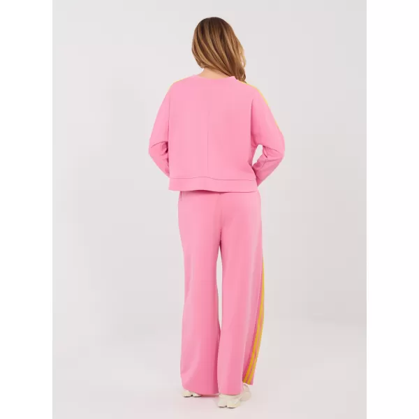  Dámská tepláková souprava RUE PARIS IT-KMPL-21772.63 DARK PINK 