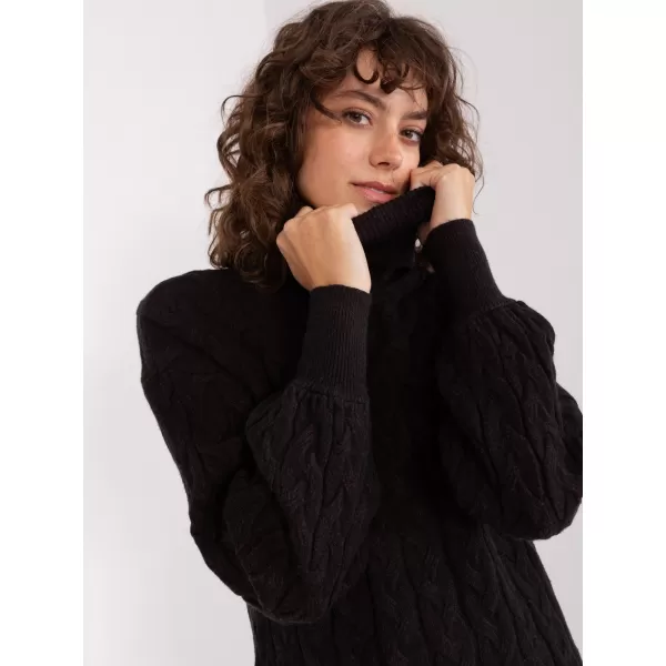  Dámský svetr WOOL FASHION ITALIA AT-SW-2348.93 NOIRE 
