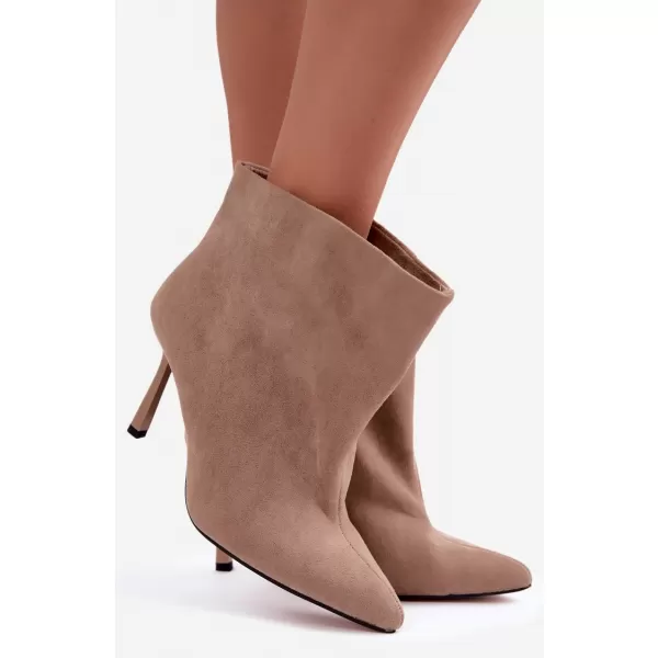  Dámské kotníkové boty BOTO C-420/CS070 BEIGE 