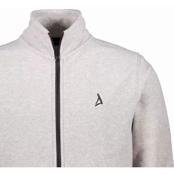  Pánská fleece mikina ALTISPORT ALM002852 STŘÍBRNÝ MELÍR 