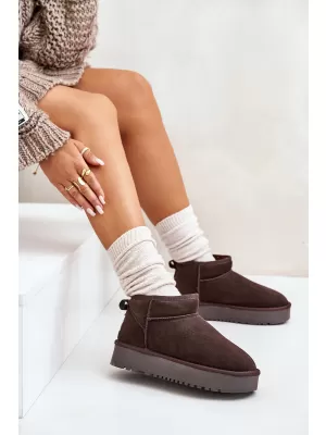 Dámské sněhule BOTO NN604 BROWN