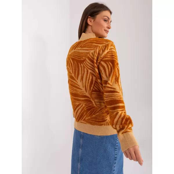  Dámský svetr WOOL FASHION ITALIA AT-SW-2357.96 CAMEL 