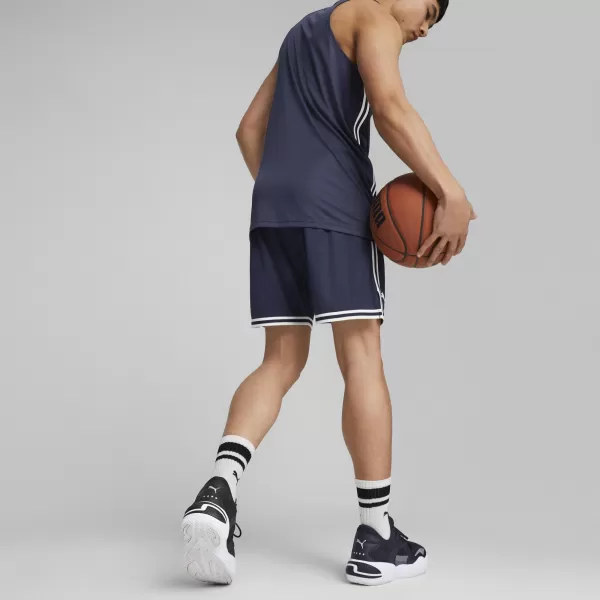  Pánské kraťasy PUMA HOOPS TEAM GAME SHORT 676629-03 PUMA NAVY 