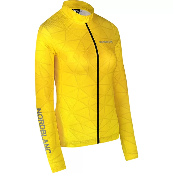  Dámský cyklo dres NORDBLANC VELOFLOW NBSLF8105 ŽLUTÁ 