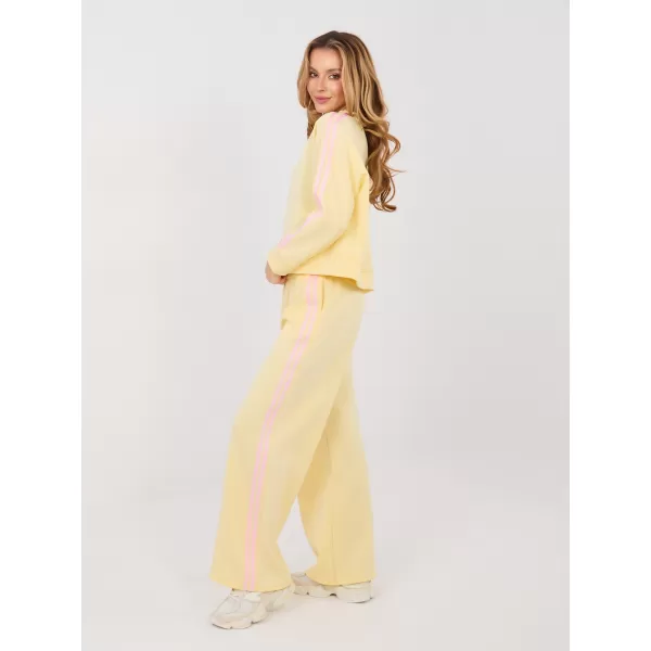  Dámská tepláková souprava RUE PARIS IT-KMPL-21772.12 BRIGHT YELLOW 