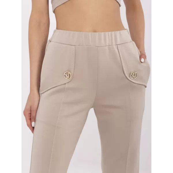  Dámské kalhoty ITALY MODA DHJ-SP-20518.12 BEIGE 