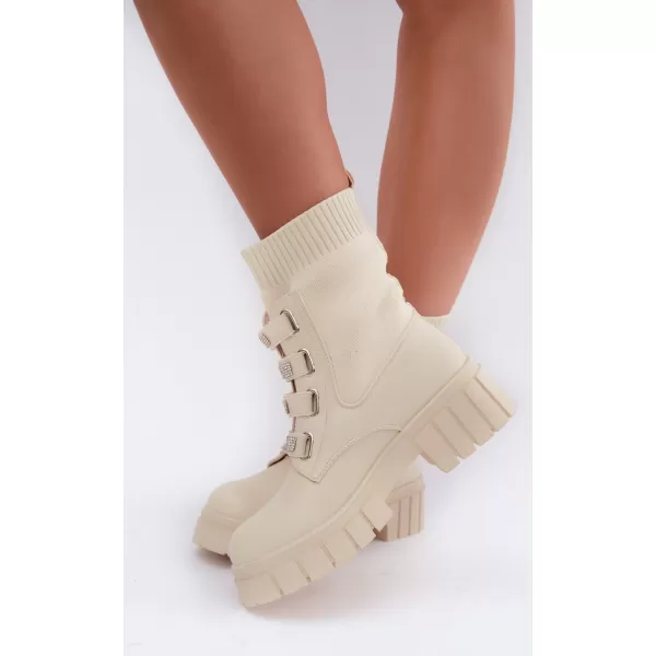  Dámské kotníkové boty BOTO LQ-58 BEIGE 