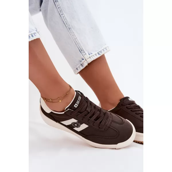  Dámské tenisky BIG STAR SHOES UU274024 BROWN/BEIGE 