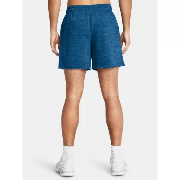  Pánské kraťasy UNDER ARMOUR RIVAL TERRY 6IN SHORT 1382427-406 MODRÁ 