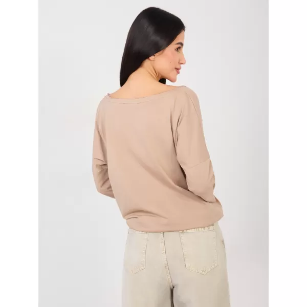  Dámské triko RUE PARIS RV-BZ-A1091.16 DARK BEIGE 