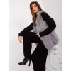 Dámská vesta WOOL FASHION ITALIA AT-KZ-2375.00P GRAY