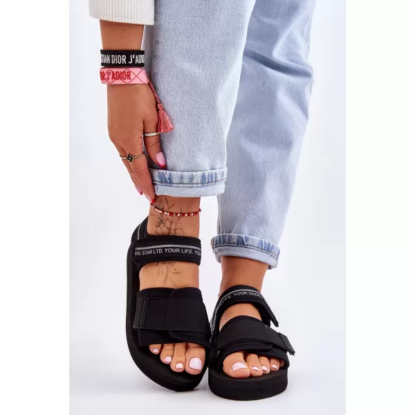  Dámské sandály BIG STAR SHOES LL274784 BLACK 