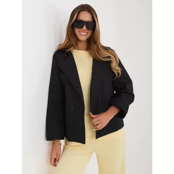  Dámská bunda RUE PARIS IT-KR-FL8897KSM.02 BLACK 