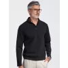 Pánská mikina OMBRE OM-SSNZ-0262 BLACK