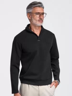 Pánská mikina OMBRE OM-SSNZ-0262 BLACK